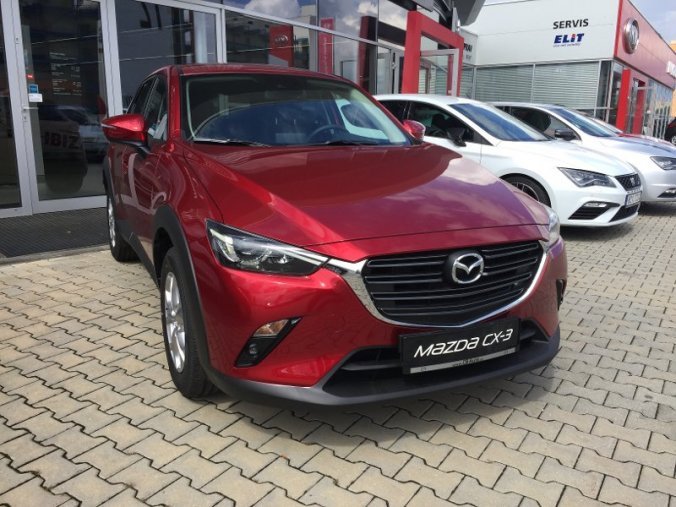 Mazda CX-3, 2,0 Skyactiv-G120, barva červená
