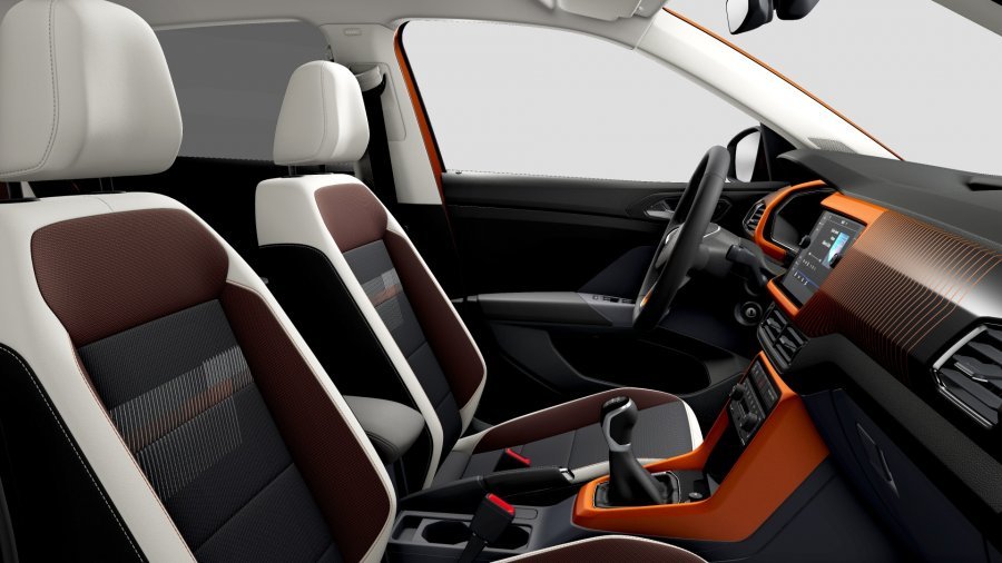 Volkswagen T-Cross, T-Cross Style 1,0 TSI 81 kW 6G, barva oranžová
