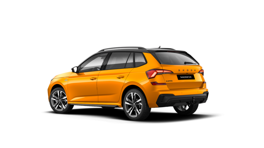 Škoda Kamiq, 1,5 TSI 110 kW 7-stup. automat., barva oranžová