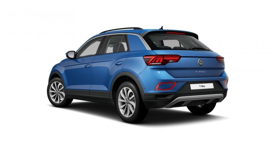 Volkswagen T-Roc, T-Roc Life 1,5 TSI 110 kW 7DSG, barva modrá