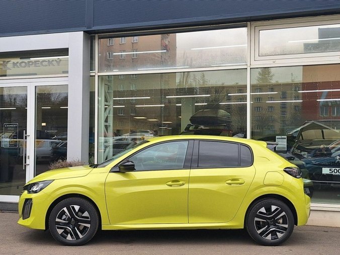 Peugeot 208, Peugeot 208 ALLURE Hybrid 100k e-DCS6, barva žlutá