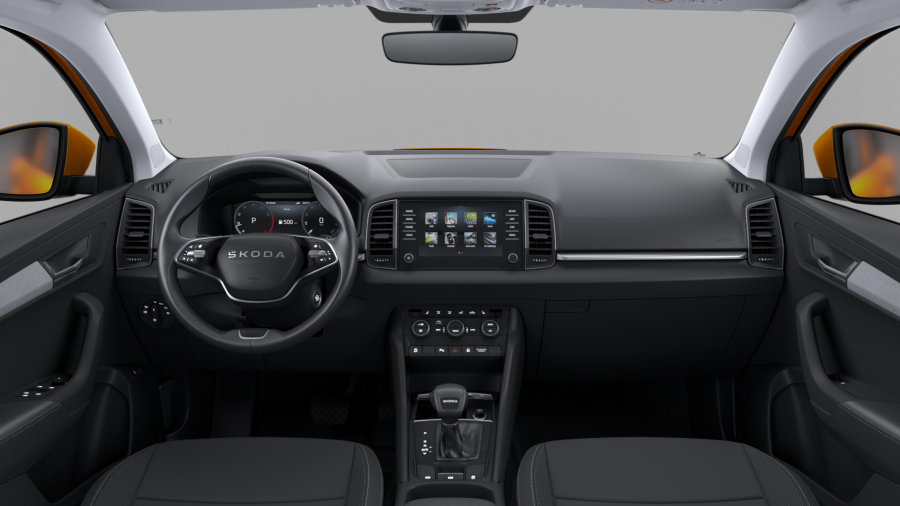Škoda Karoq, 1,5 TSI 110 kW 7-stup. automat., barva oranžová