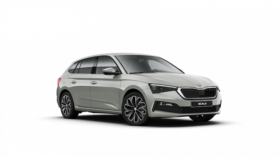 Škoda Scala, 1,5 TSI 110 kW 6-stup. mech., barva šedá