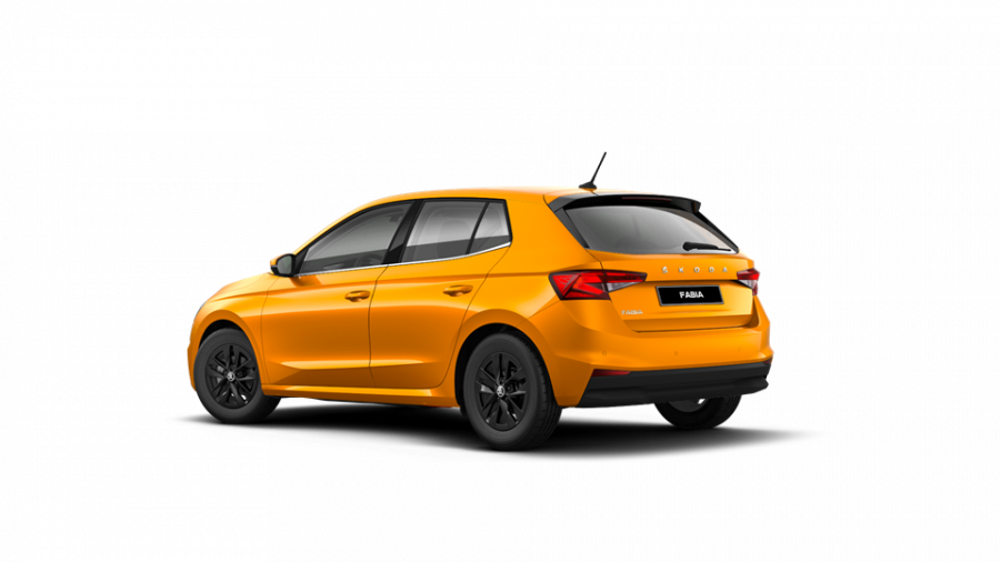 Škoda Fabia, 1,0 MPI 59 kW 5-stup. mech., barva oranžová