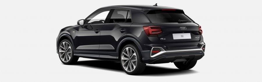 Audi Q2, Q2 S line 35 TDI 110kW quattro, barva černá