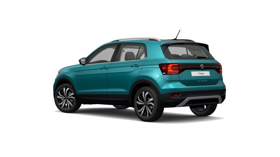 Volkswagen T-Cross, T-Cross Style 1,0 TSI 81 kW 7DSG, barva tyrkysová