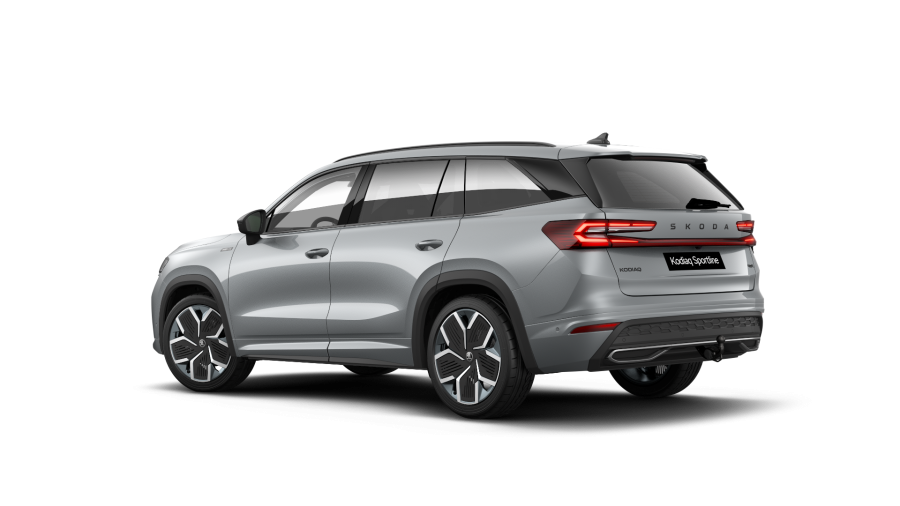 Škoda Kodiaq, 2,0 TDI 142 kW 7° automatická DSG 4x4, barva stříbrná