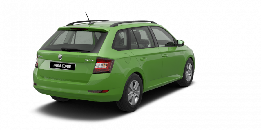 Škoda Fabia, 1,0 MPI 55 kW 5-stup. mech., barva zelená