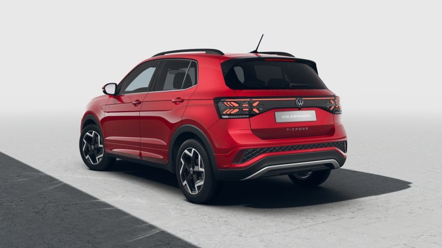 Volkswagen T-Cross, T-Cross R-Line People1.5 TSI 110 kW 7DSG, barva červená