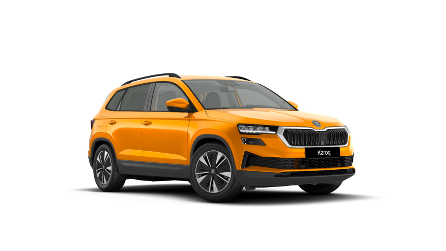 Škoda Karoq, 1,5 TSI 110 kW 6° manuální, barva oranžová