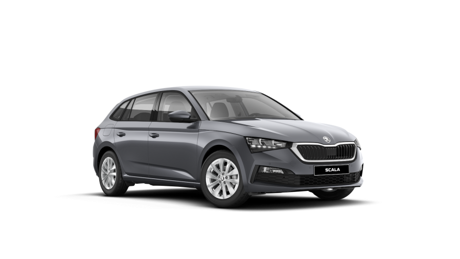 Škoda Scala, 1,5 TSI 110 kW 6-stup. mech., barva šedá