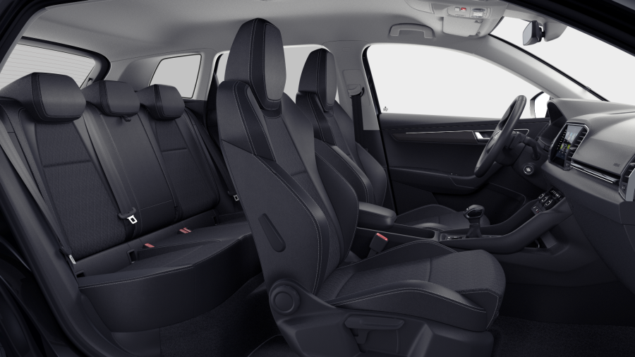Škoda Karoq, 1,5 TSI 110 kW 7° automatická DSG, barva černá