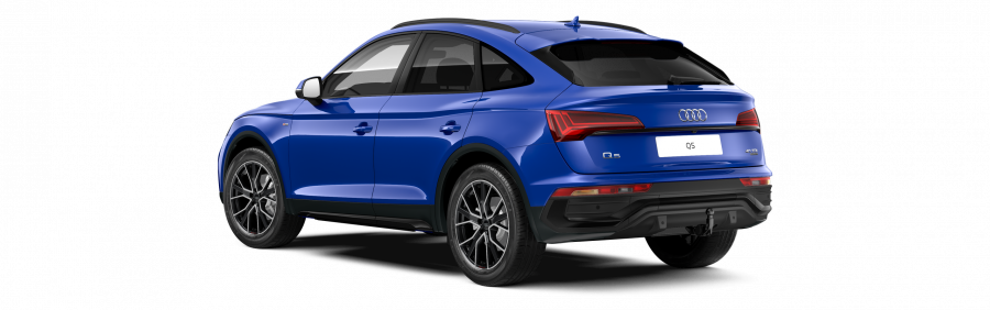 Audi Q5 Sportsback, Q5 SB S line 40 TDI 150kW quattro, barva modrá