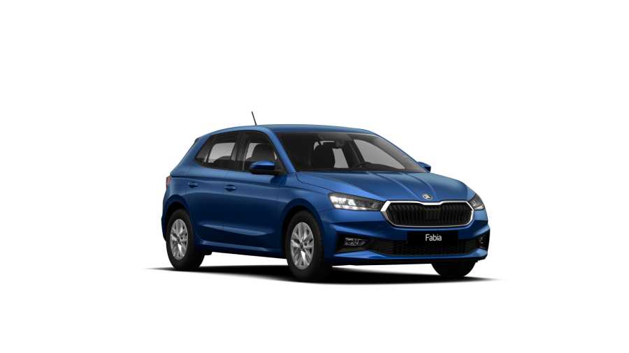 Škoda Fabia, 1,0 TSI 70 kW 5-stup. mech., barva modrá