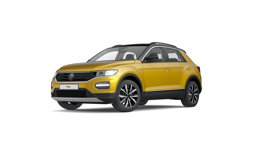 Volkswagen T-Roc, T-Roc Maraton Edition 1,0 TSI 6G, barva žlutá