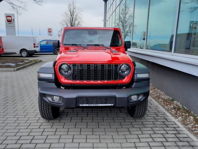 Jeep Wrangler, Unlimited 2,0T  Rubicon ČR, barva červená