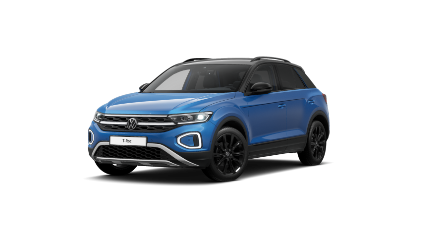 Volkswagen T-Roc, T-Roc Style 1,5 TSI 110 kW 6G, barva modrá