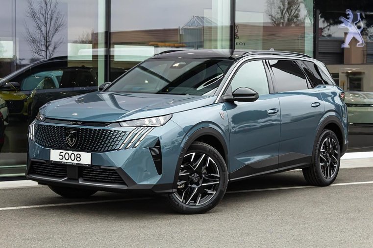 Peugeot 5008, Peugeot 5008 1,2 GT Hybrid 145 e-DCS6, barva modrá