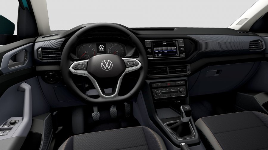 Volkswagen T-Cross, T-Cross Life 1,0 TSI 81 kW 6G, barva tyrkysová