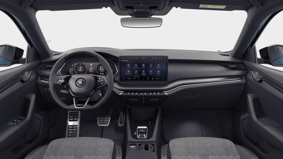 Škoda Octavia, 1,5 TSI m-HEV 110 kW 7° automatická DSG, barva modrá