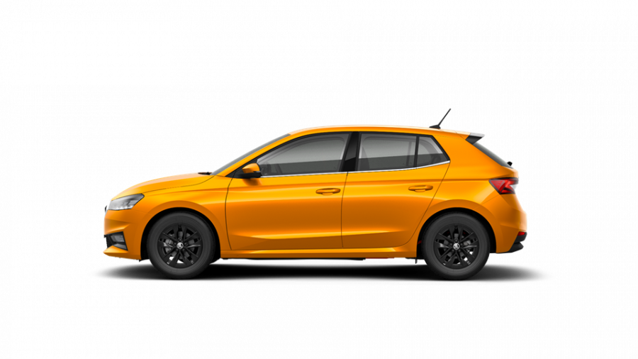 Škoda Fabia, 1,0 TSI 70 kW 5-stup. mech., barva oranžová