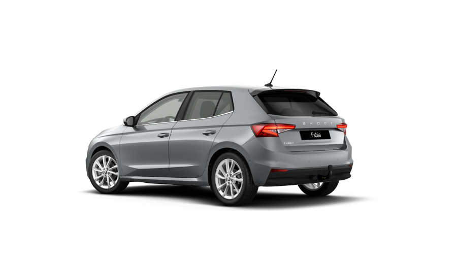Škoda Fabia, 1,5 TSI 110 kW 7° automatická DSG, barva stříbrná