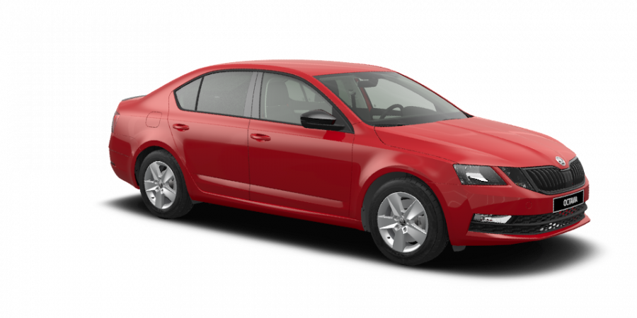 Škoda Octavia, 1,5 TSI 110 kW 6-stup. mech., barva červená