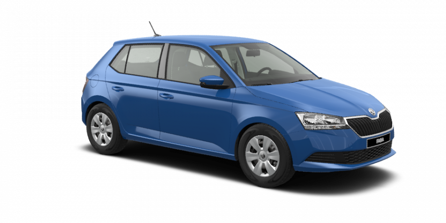 Škoda Fabia, 1,0 TSI 70 kW 5-stup. mech., barva modrá