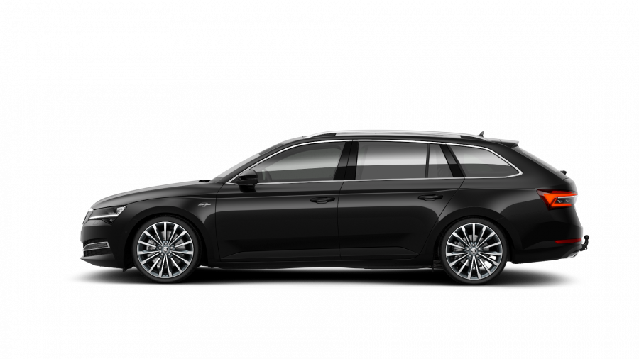 Škoda Superb, 2,0 TSI 206 kW 7-stup. automat. 4x4, barva černá