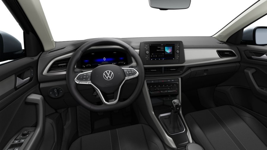 Volkswagen T-Roc, T-Roc Life 1,5 TSI 110 kW 6G, barva stříbrná