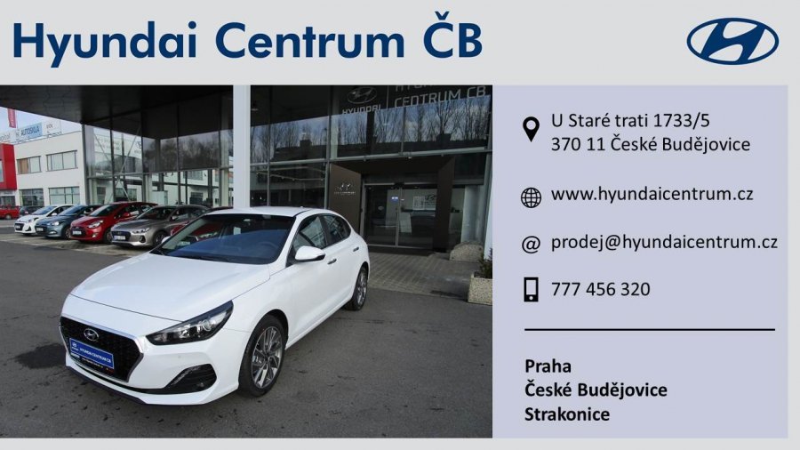 Hyundai i30, 1,4 T-GDI 103 kW (95 NAT) 6 st. man, barva bílá