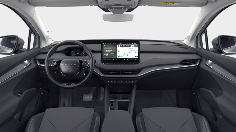 Škoda Enyaq iV, 82 kWh 1° automatická, barva stříbrná