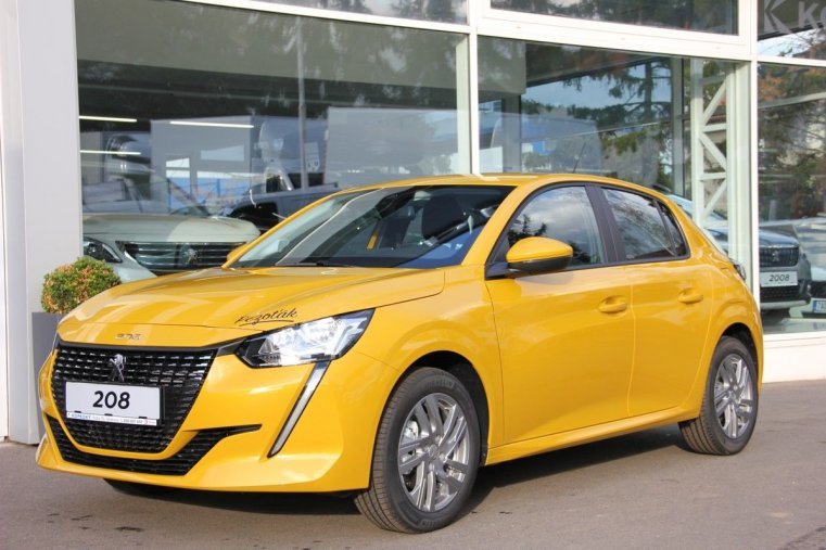 Peugeot 208, ACTIVE 1.2PureTech 75 MAN5, barva žlutá