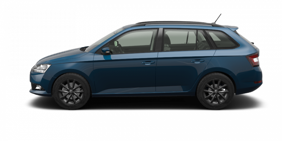 Škoda Fabia, 1,0 TSI 81 kW 6-stup. mech., barva modrá