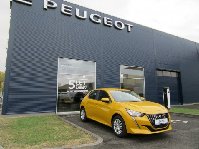 Peugeot 208, Active 1.2 PureTech 75k MAN5, barva žlutá