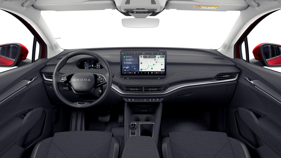 Škoda Elroq, 63 kWh 150,00 kW 1° převodovka, barva červená