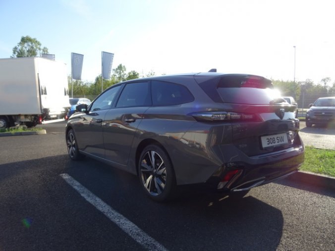 Peugeot 308, SW ALLURE 1.2PT 130k MAN6, barva šedá