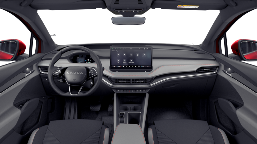 Škoda Elroq, 82 kWh 1° převodovka, barva červená
