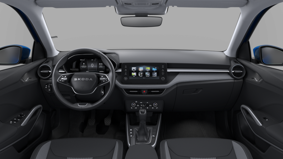 Škoda Fabia, 1,0 TSI 85 kW 6-stup. mech., barva modrá
