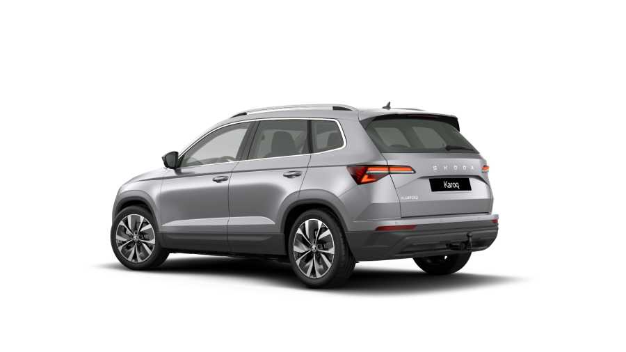 Škoda Karoq, 1,5 TSI 110 kW 7° automatická DSG, barva stříbrná