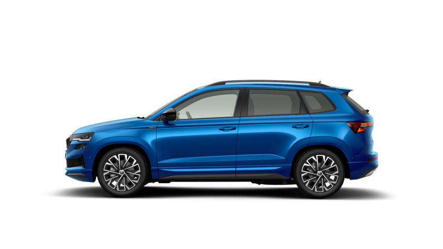 Škoda Karoq, 1,5 TSI 110 kW 7-stup. automat., barva modrá