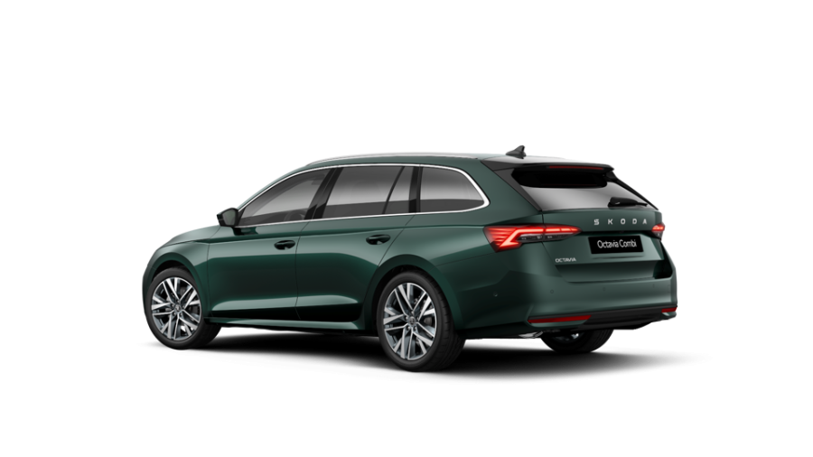 Škoda Octavia, 1,5 TSI m-HEV 110 kW 7° automatická DSG, barva zelená