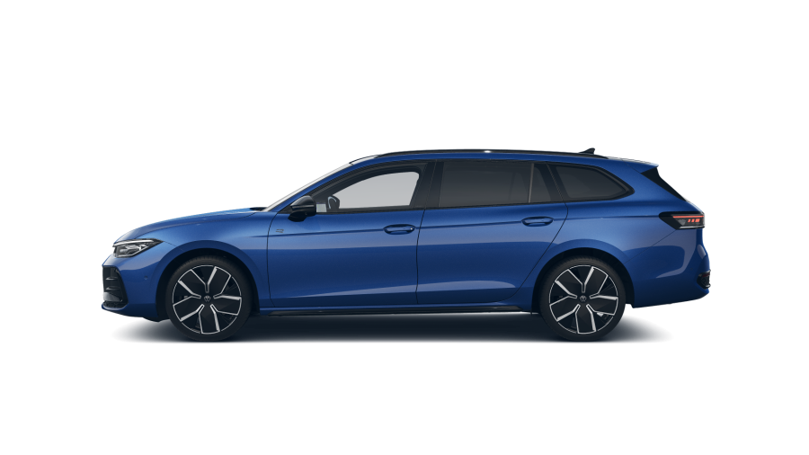 Volkswagen Passat, Passat R-Line 2,0 TDI 142 kW 4MOT, barva modrá