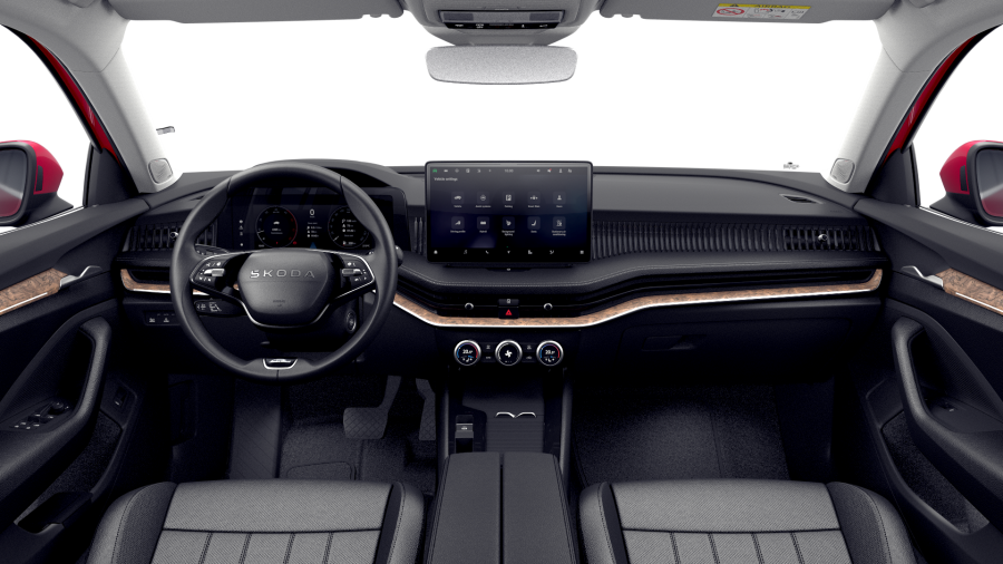 Škoda Superb, 2,0 TDI 142 kW 7° automatická DSG 4x4, barva červená