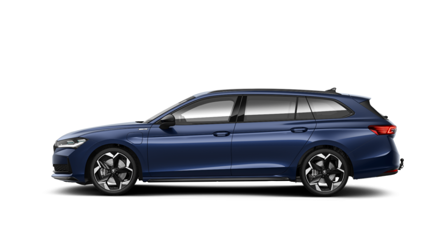 Škoda Superb, 1,5 TSI iV 150 kW 6-stup. automat., barva modrá