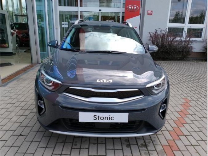 Kia Stonic, 1.0 T-GDI GPF Exclusive MY22, barva šedá