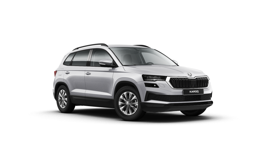 Škoda Karoq, 1,0 TSI 81 kW 6-stup. mech., barva stříbrná