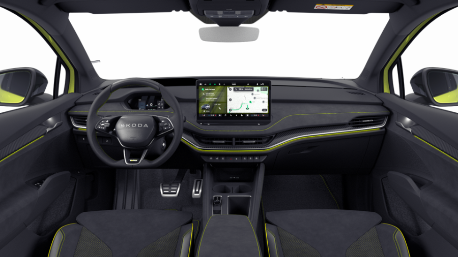 Škoda Enyaq iV, 84 kWh 1° automatická 4x4, barva zelená