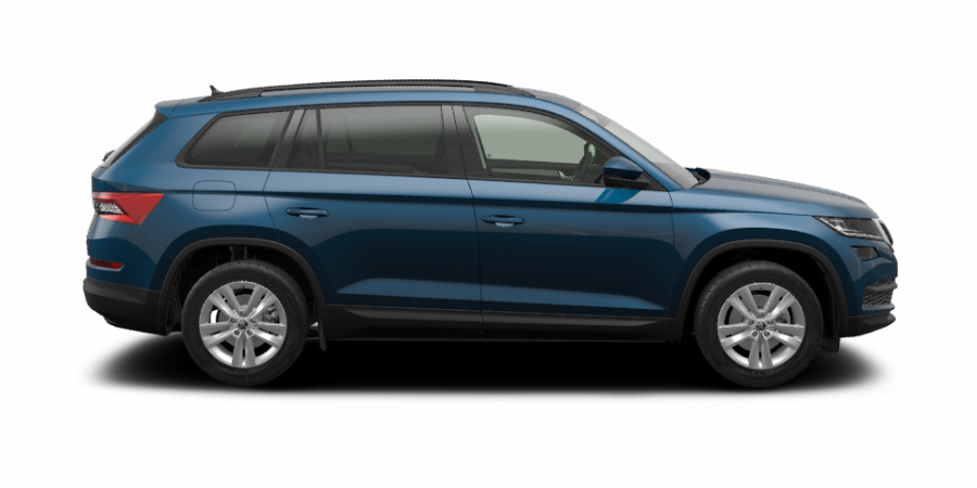 Škoda Kodiaq, 2,0 TDI 110 kW 6-stup. mech. 4x4, barva modrá