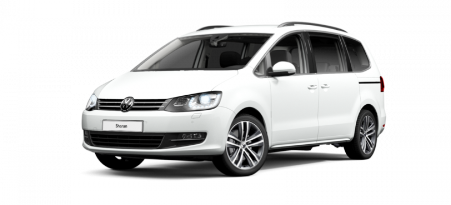 Volkswagen Sharan, 2.0 TDI 4MOT 7DSG, barva bílá